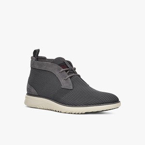 Ugg Union HyperWeave Men Chukka Boots Grey (3952YBPIQ)